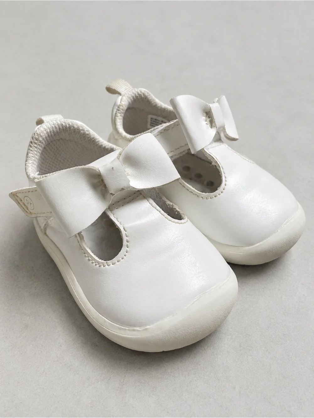 Munchkin Stride Rite Mary Jane Synthetic Bow 3 Baby Shoes